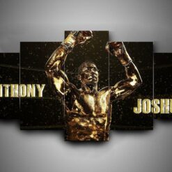 Boxing Anthony Joshua Sport 5 Stck Leinwand Bilder Bedrucken Wandbilder Hddrucke Kunst Poster Rahmenuf9We