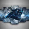 Carolina Panthers 1 Football 5 Stck Leinwand Bilder Bedrucken Wandbilder Hddrucke Kunst Poster Rahmenrmckl