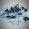 Fast And Furious 2 Film 5 Stck Leinwand Bilder Bedrucken Wandbilder Hddrucke Kunst Poster Rahmenmbt29
