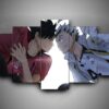 Haikyuu Anime 5 Stck Leinwand Bilder Bedrucken Wandbilder Hddrucke Kunst Poster Rahmen6Yms9