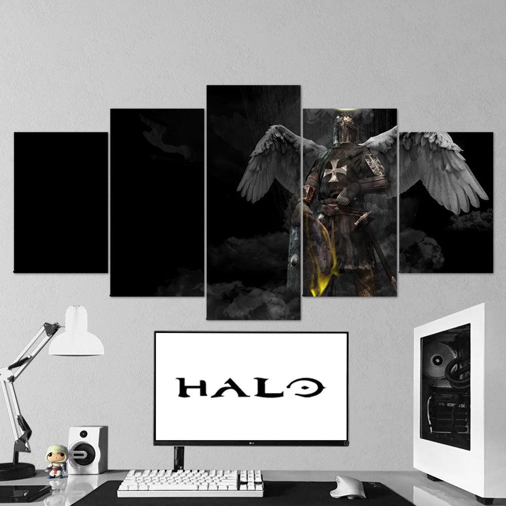 Halo 05 5 Stck Leinwand Bilder Bedrucken Wandbilder Hddrucke Kunst Poster Rahmenbizv7