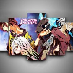 No Game No Life 1 Anime 5 Stck Leinwand Bilder Bedrucken Wandbilder Hddrucke Kunst Poster Rahmenhtffz