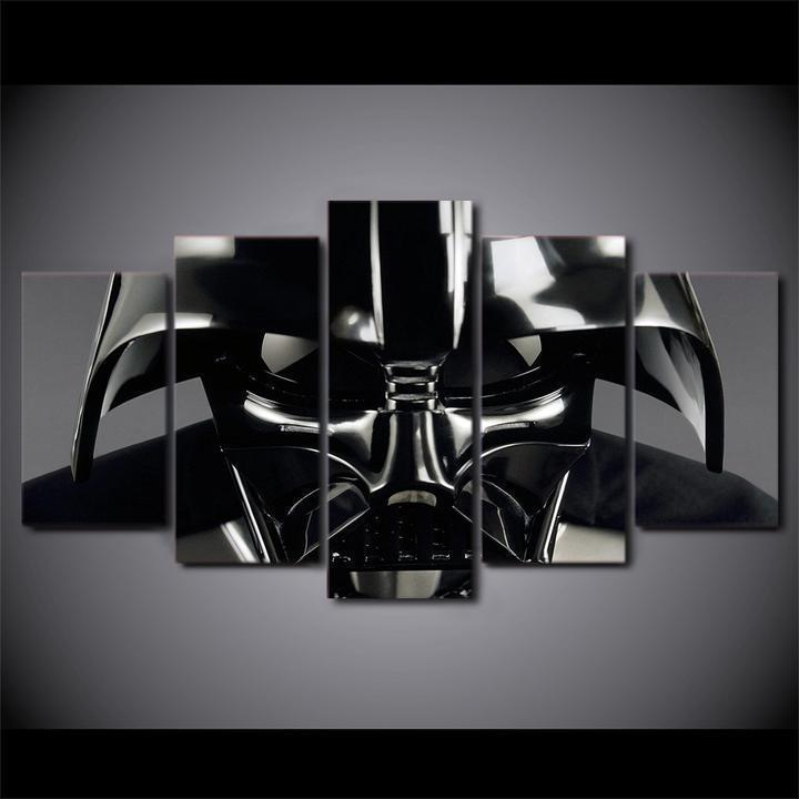 Star Wars 1 Darth Vader Movie 5 Stck Leinwand Bilder Bedrucken Wandbilder Hddrucke Kunst Poster Rahmen8Wfze