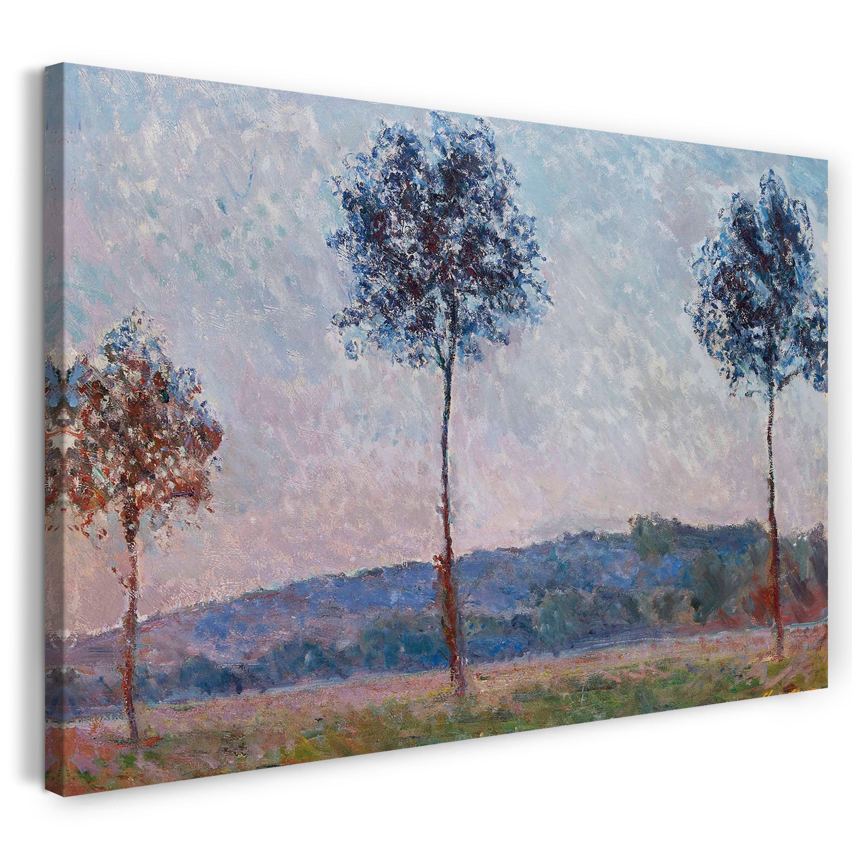 Leinwandbild Claude Monet Drei Bäume In Giverny Pappeln 2761