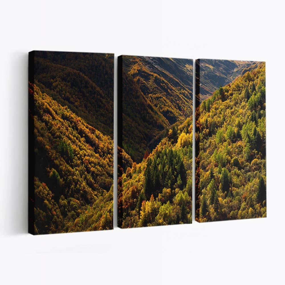 autumn colors ushguli georgia wallpaper