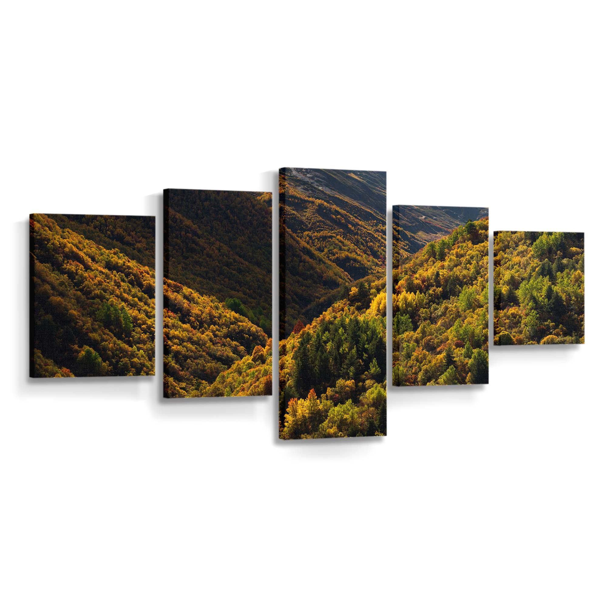autumn colors ushguli georgia wallpaper