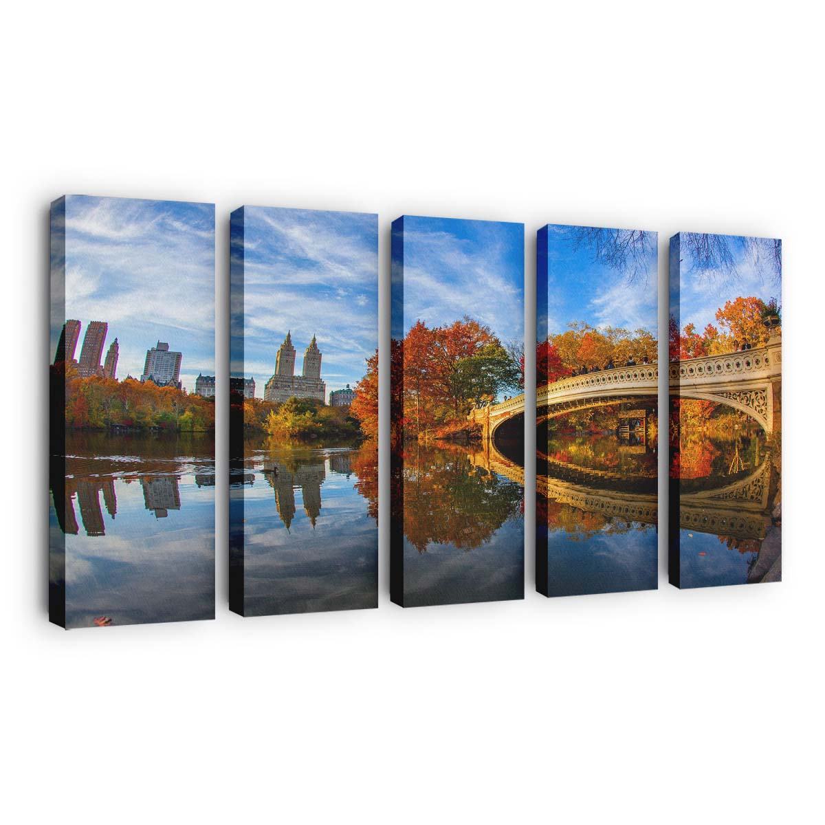 fall foliage in central park new york city wallpaper
