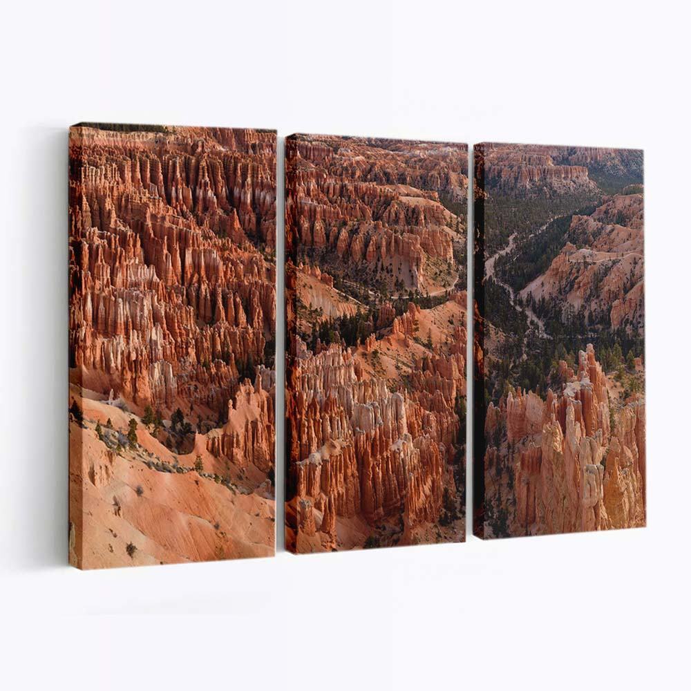 panorama of inspiration point bryce canyon national park wallpaper