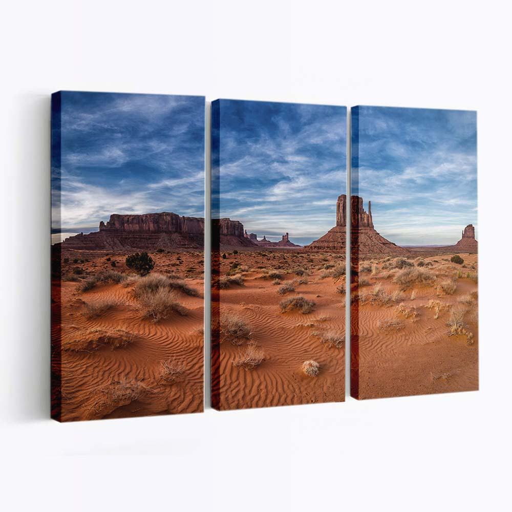 west mitten butte in monument valley navajo tribal park arizona wallpaper