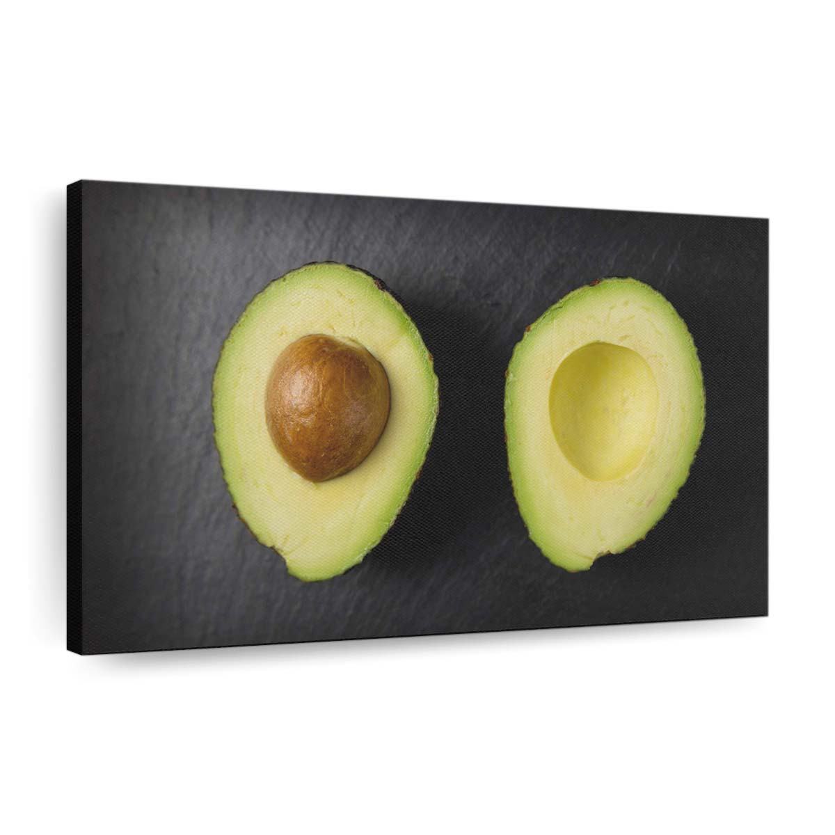 Avocado halbieren Leinwandbilder – Wandbilder avocado cut in half wallpaper
