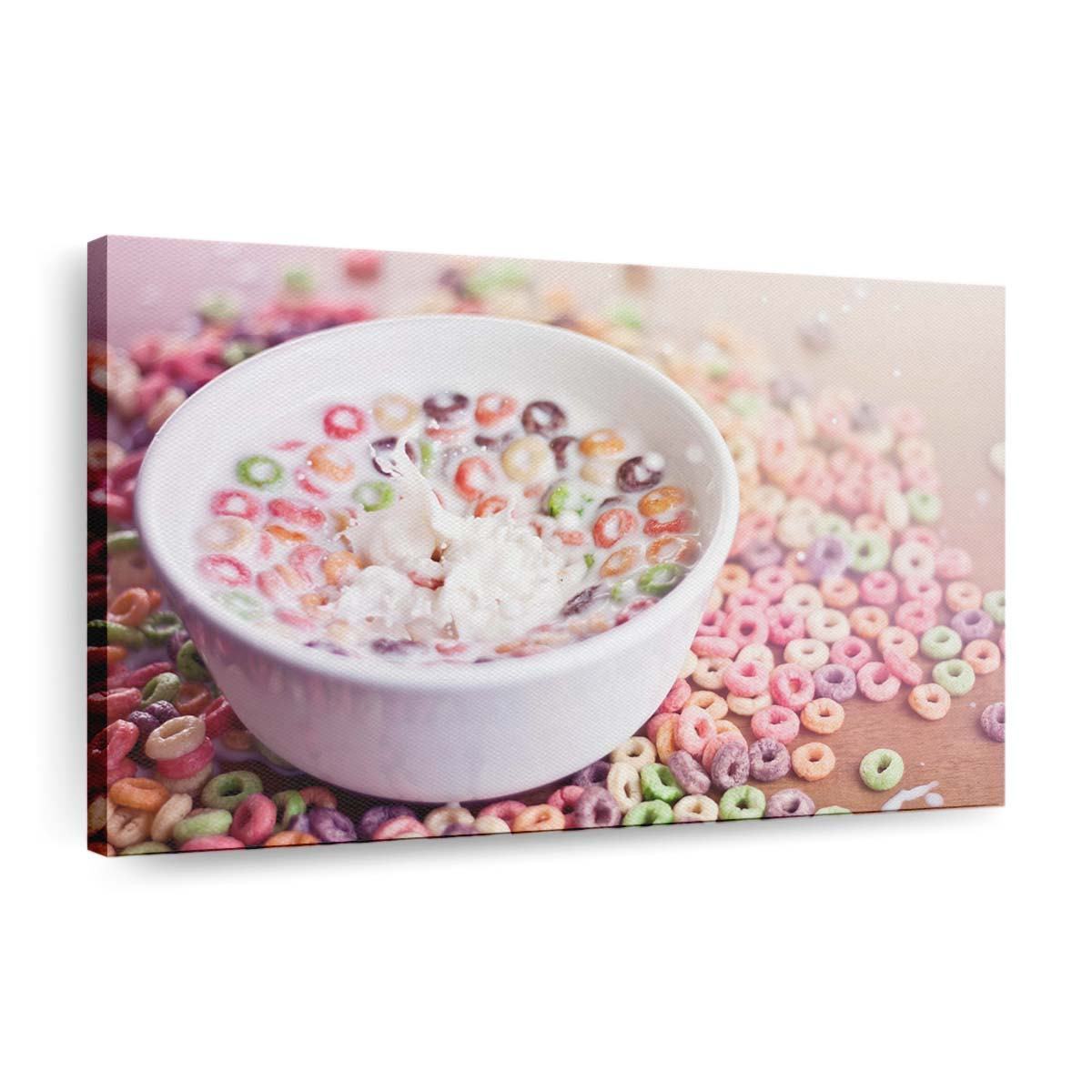 bowl of cereal and milk wallpaper