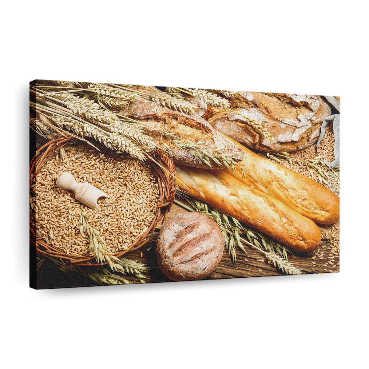 bread and wheat food wallpaper