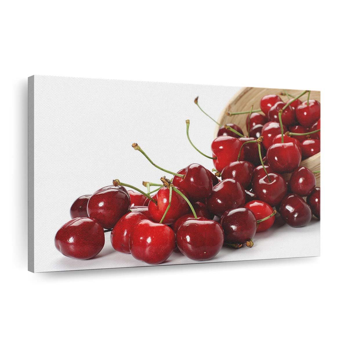 Kirschfrucht Leinwandbilder – Wandbilder cherry fruit wallpaper