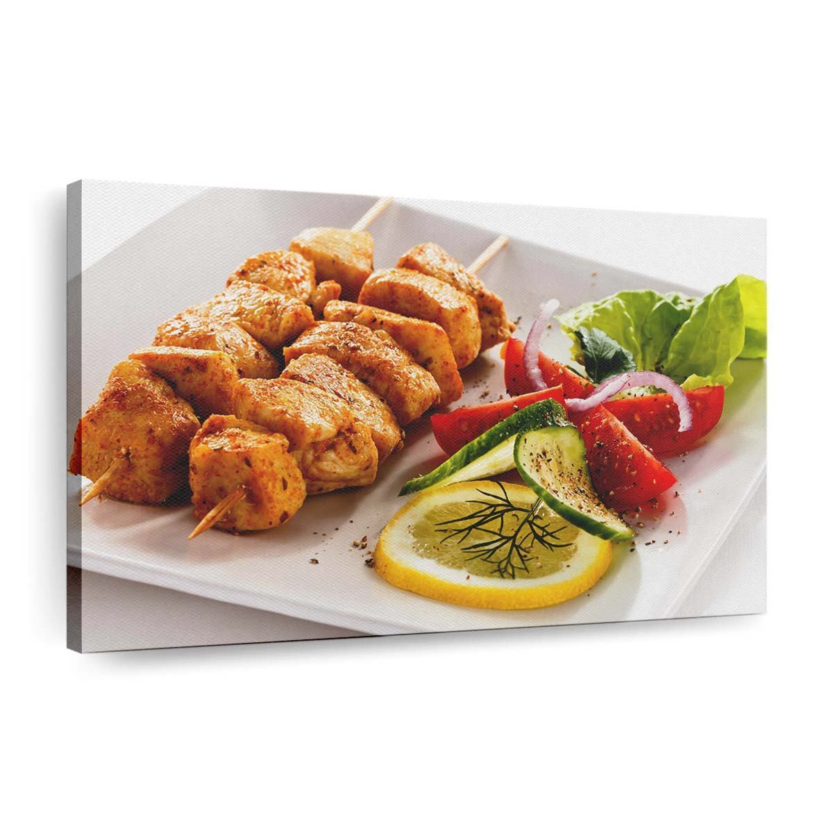 chicken skewers wallpaper