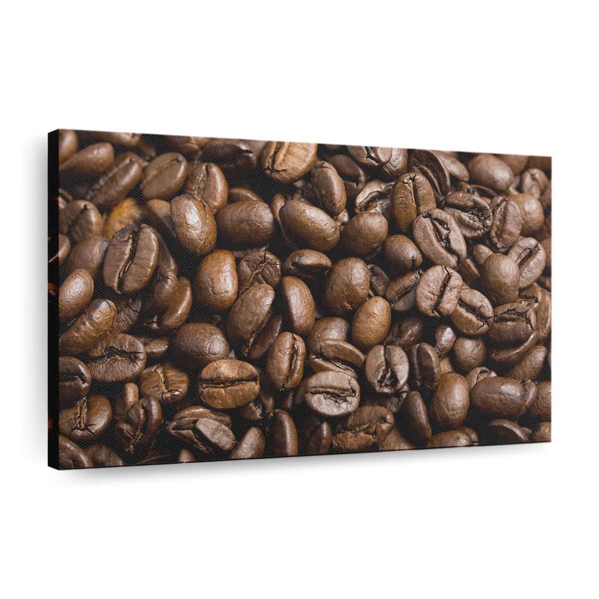 Kaffeebohnen 4 Leinwandbilder – Wandbilder coffee beans 4 wallpaper