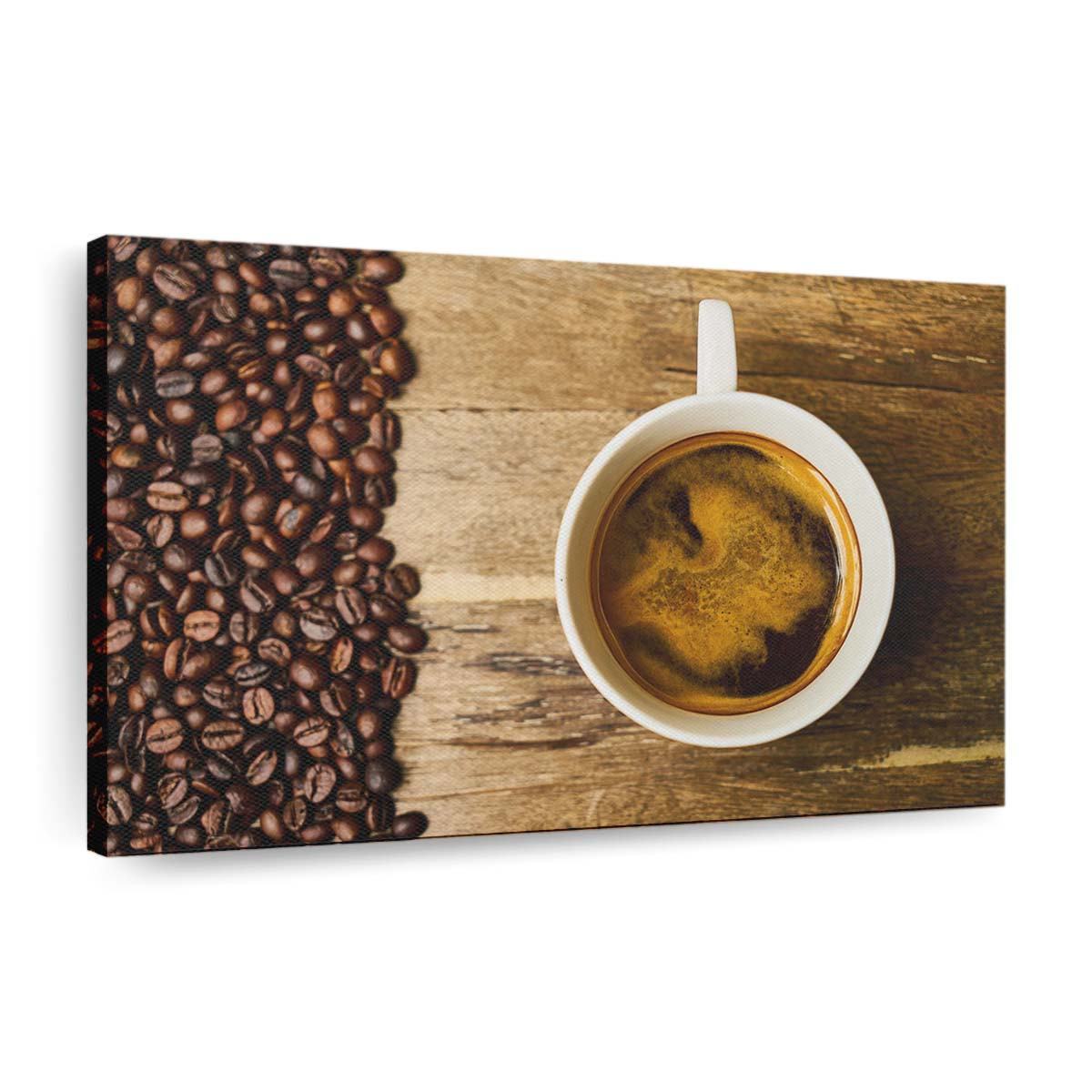 coffee beans and cup wallpaper