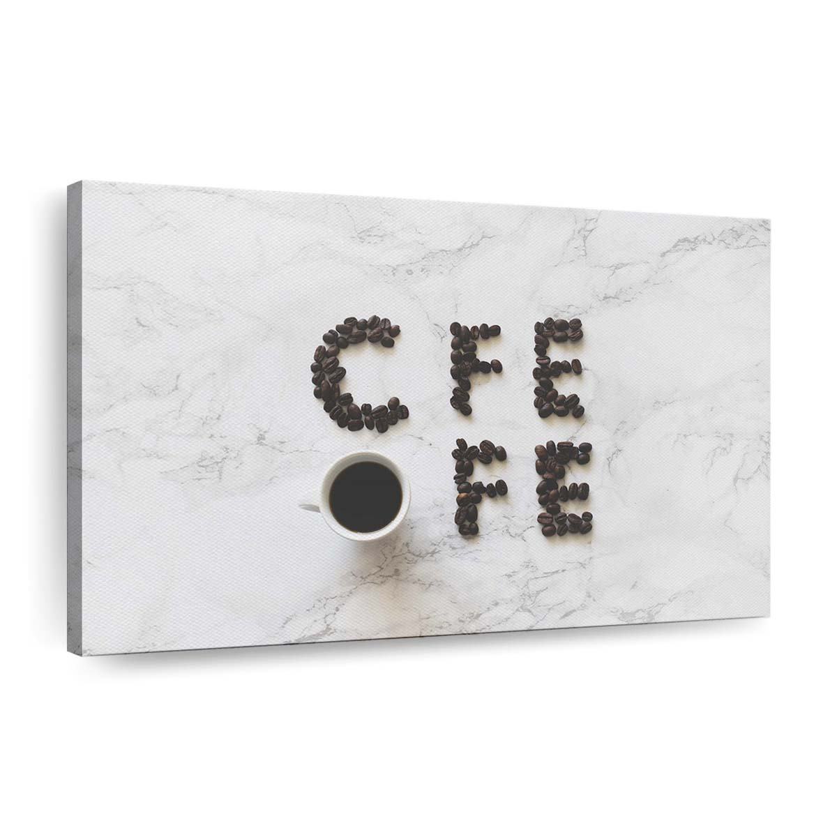 Kaffeemarmor Leinwandbilder – Wandbilder coffee marble wallpaper