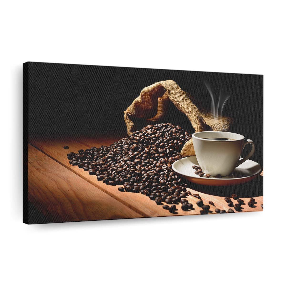 Kaffeezeit 3 Leinwandbilder – Wandbilder coffee time 3 wallpaper