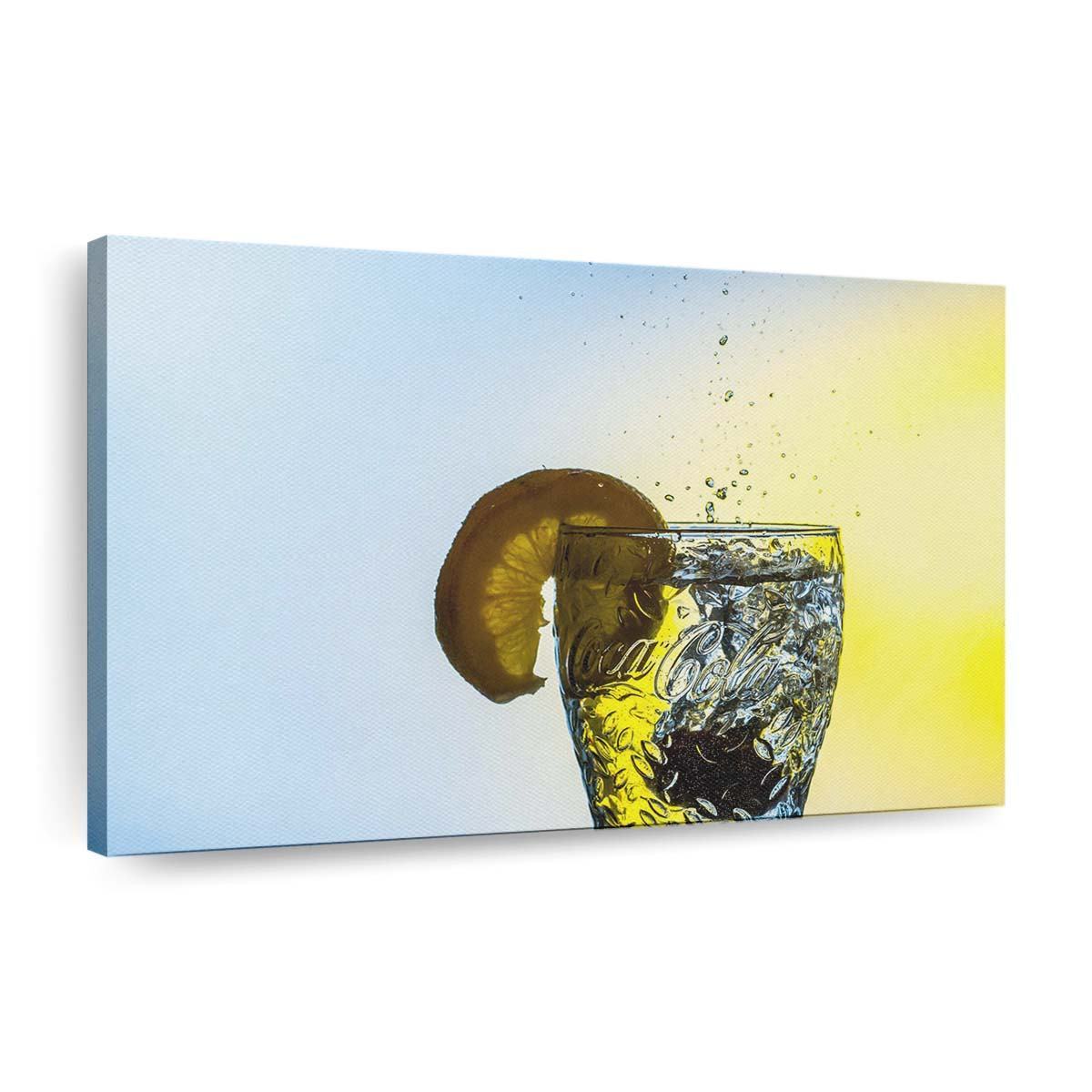 cold water lemon glass wallpaper