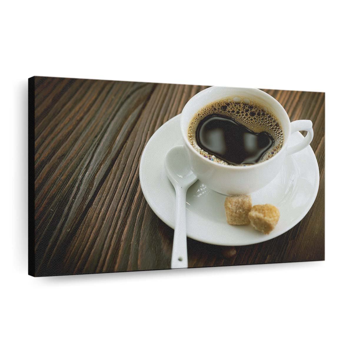 cup of coffee and sugar cubes wallpaper