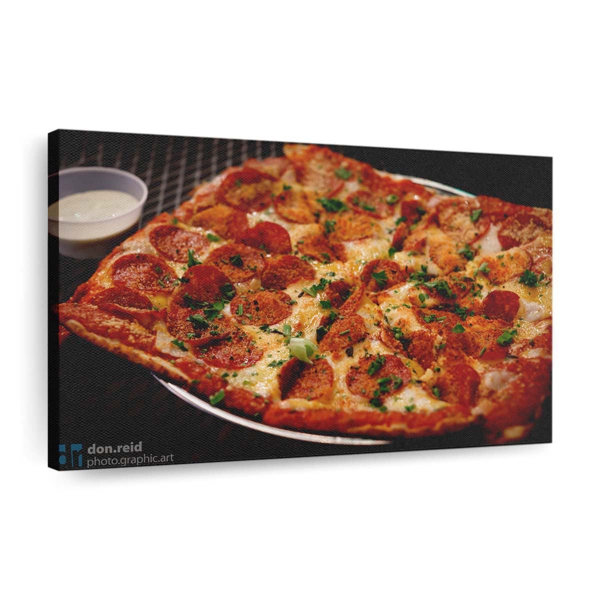 Leckere Pizza Leinwandbilder – Wandbilder delicious pizza wallpaper