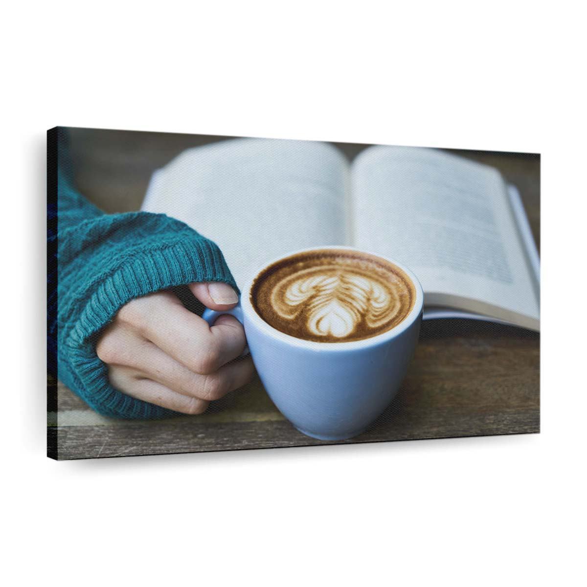 drinking coffee while reading wallpaper