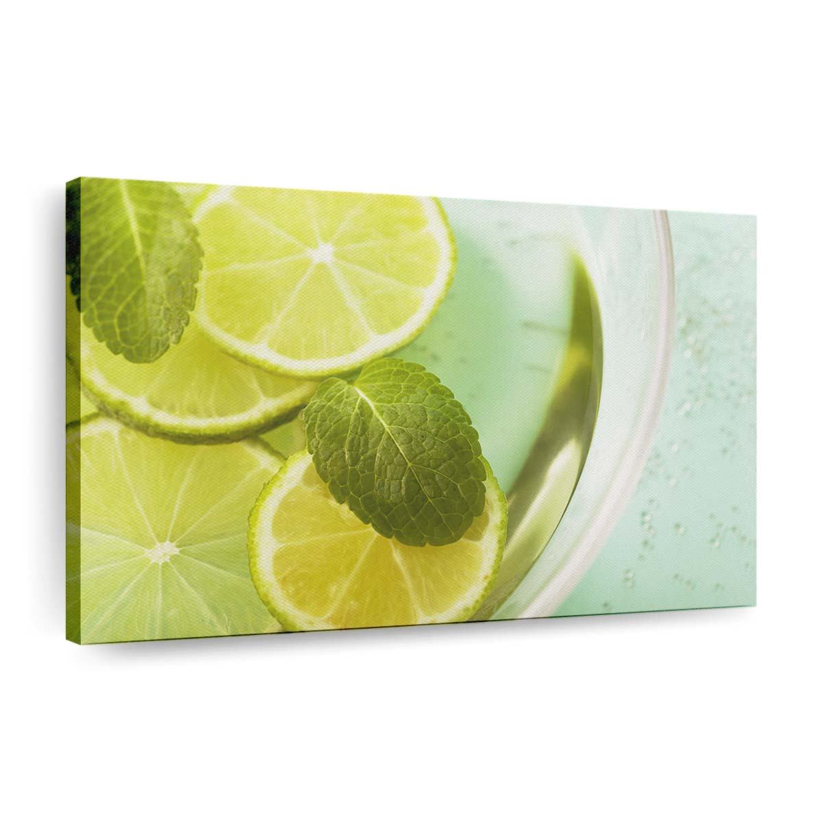 lemon and mint wallpaper