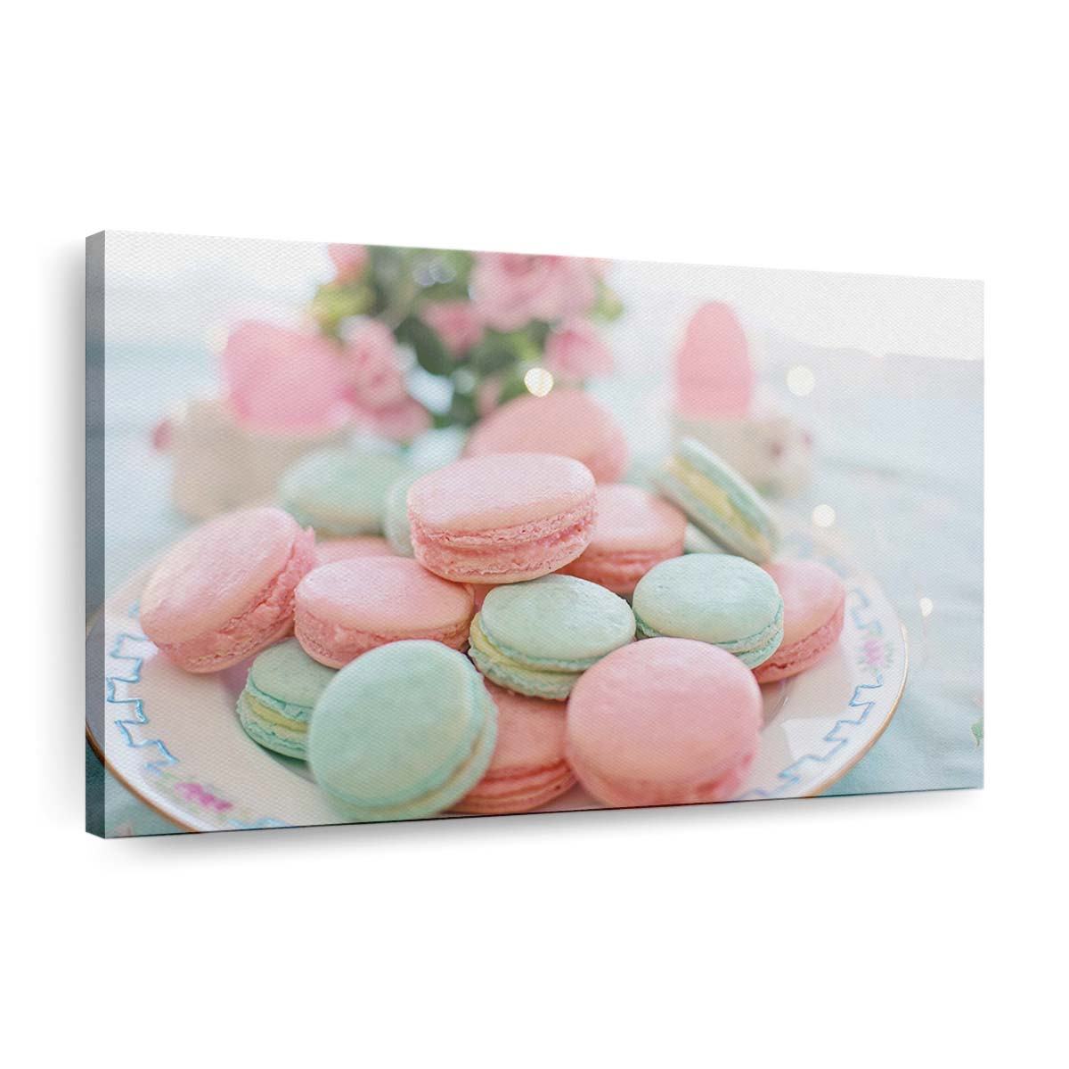 pastel macarons aesthetic wallpaper