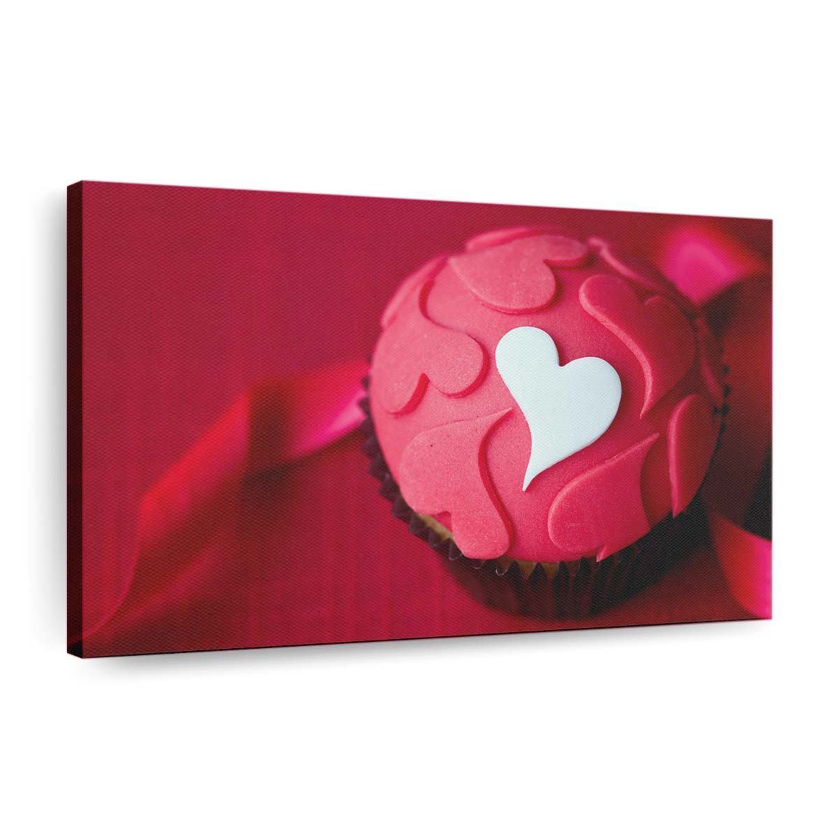 pink heart cake wallpaper