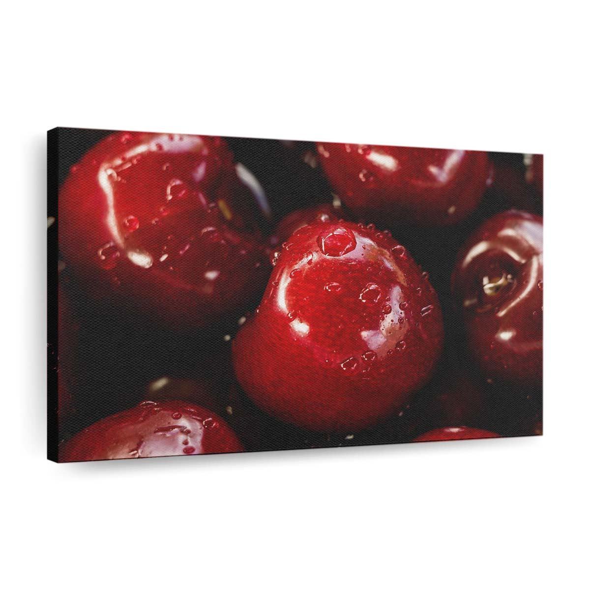 Rote Äpfel 2 Leinwandbilder – Wandbilder red apples 2 wallpaper