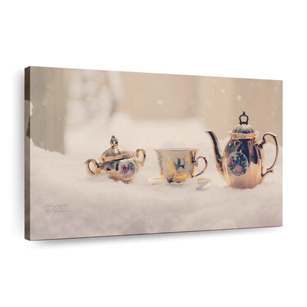 Schneetee Leinwandbilder – Wandbilder snow tea wallpaper