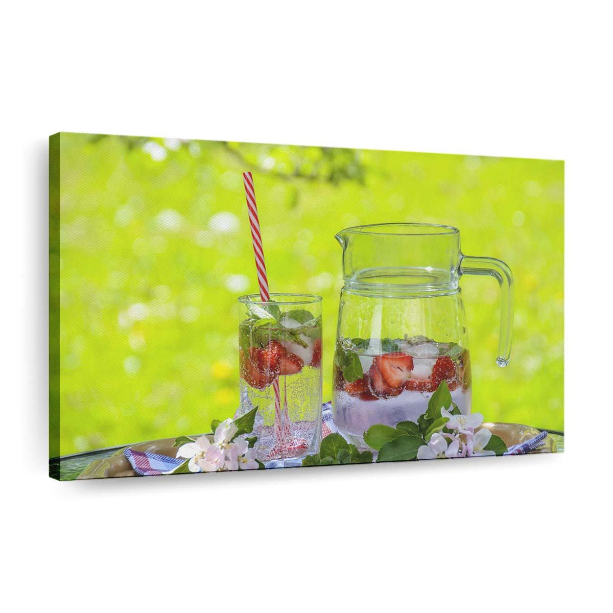 strawberry lemonade pitcher wallpaper