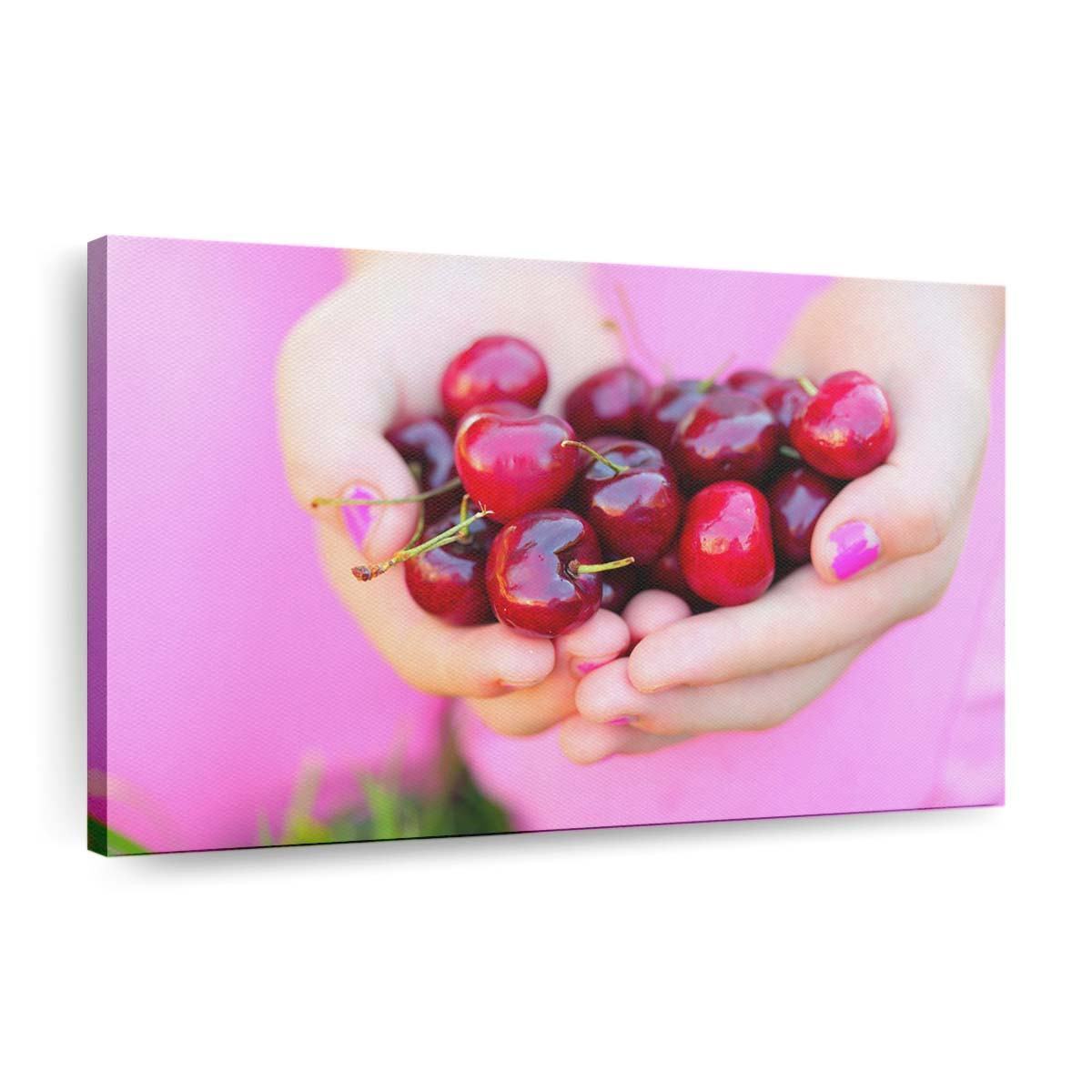 summer cherries wallpaper