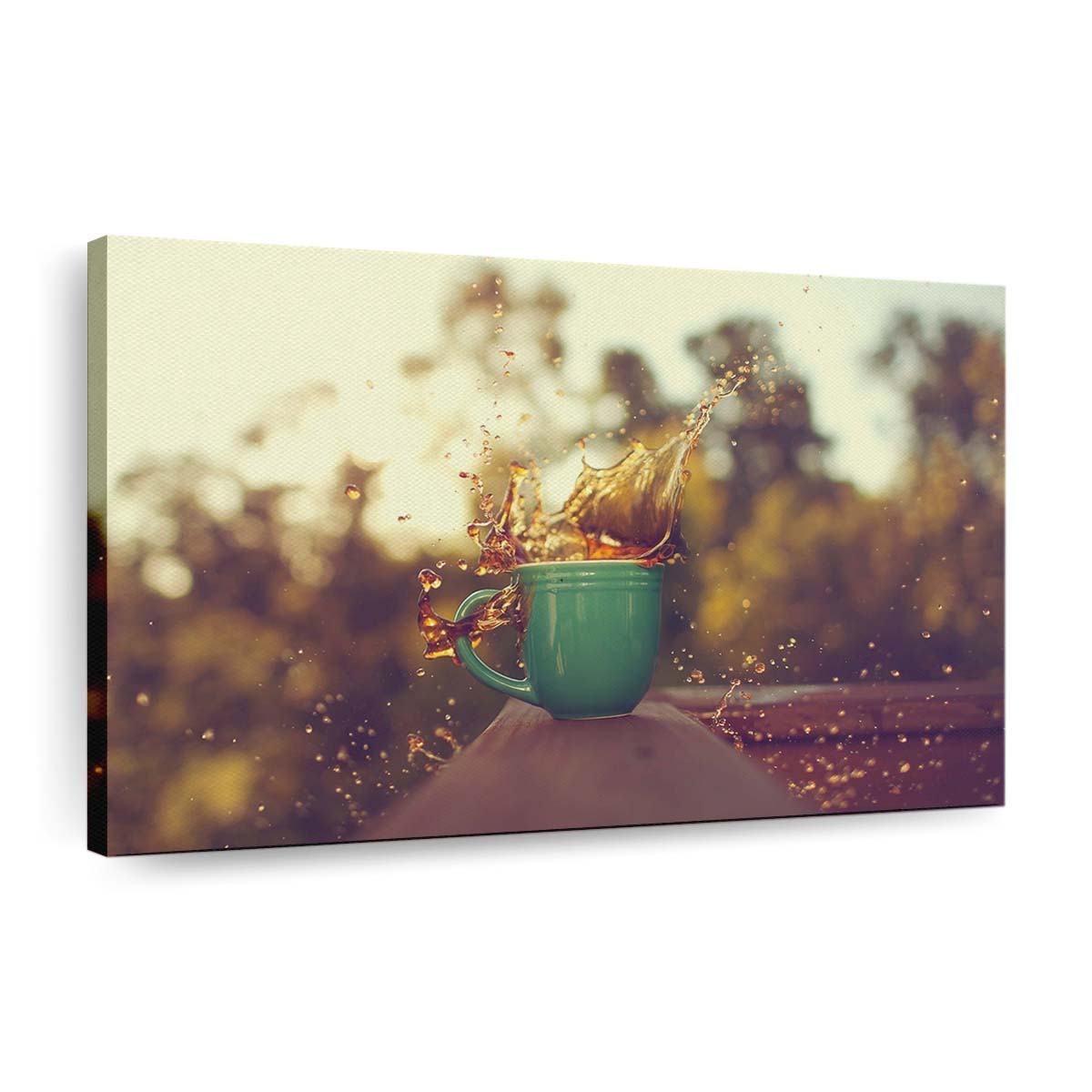 Tea splash 3 Leinwandbilder – Wandbilder tea splash 3 wallpaper