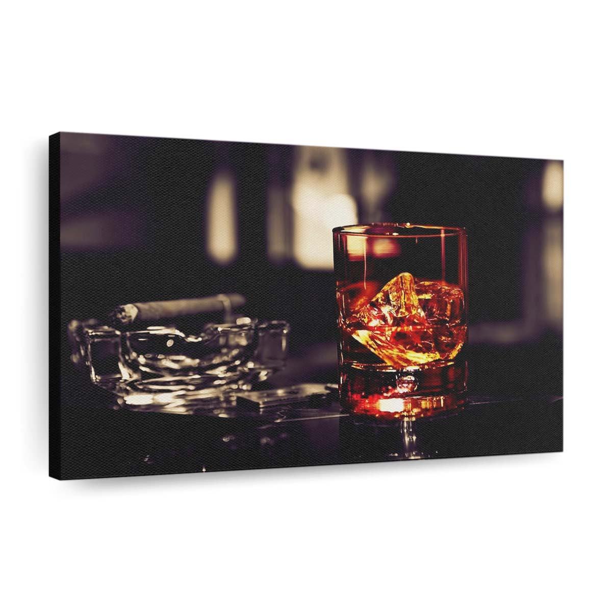 whisky ice cigar wallpaper