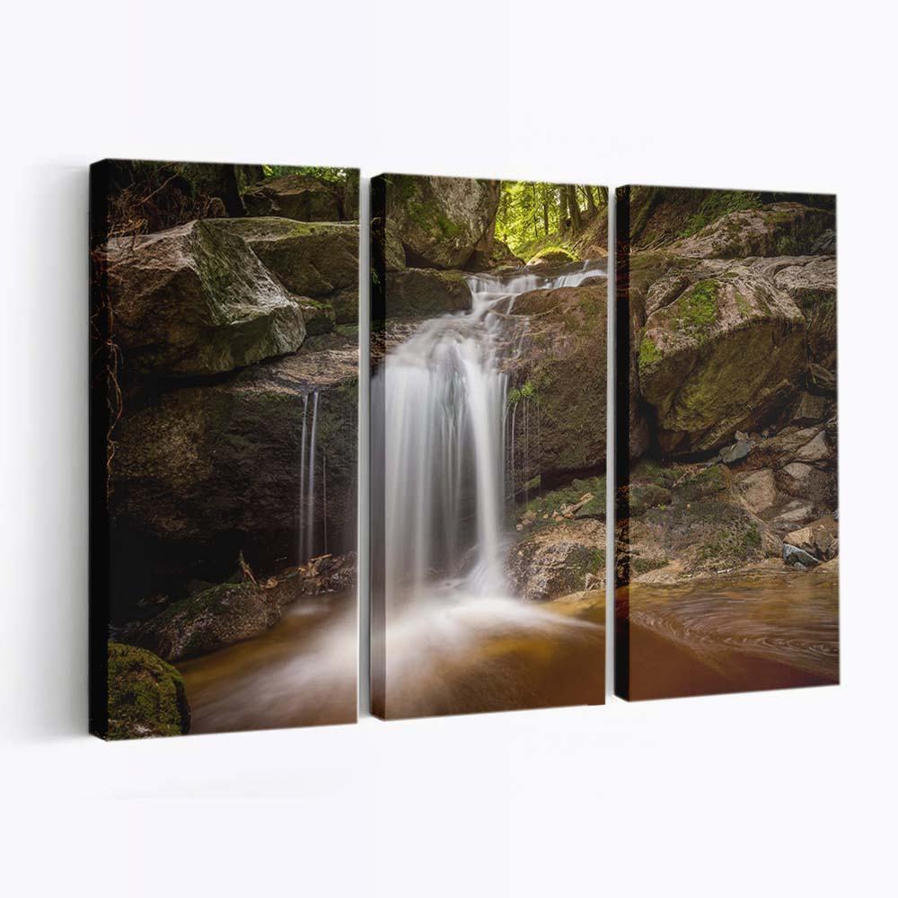 ilse waterfall harz national park saxony anhalt germany wallpaper