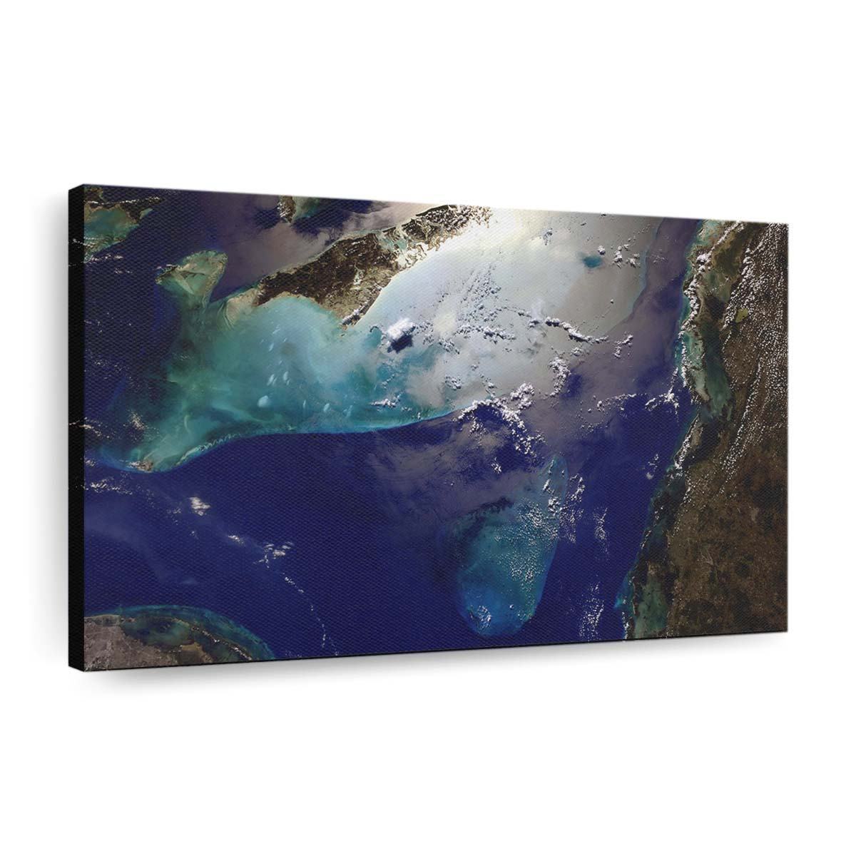cuba and bahamas islands seen from space wallpaper