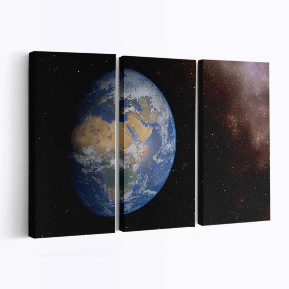 fantastic space view of earth in 8k resolution wallpaper