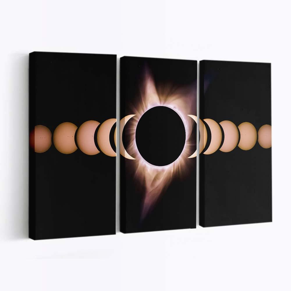 solar eclipse corona totality wallpaper