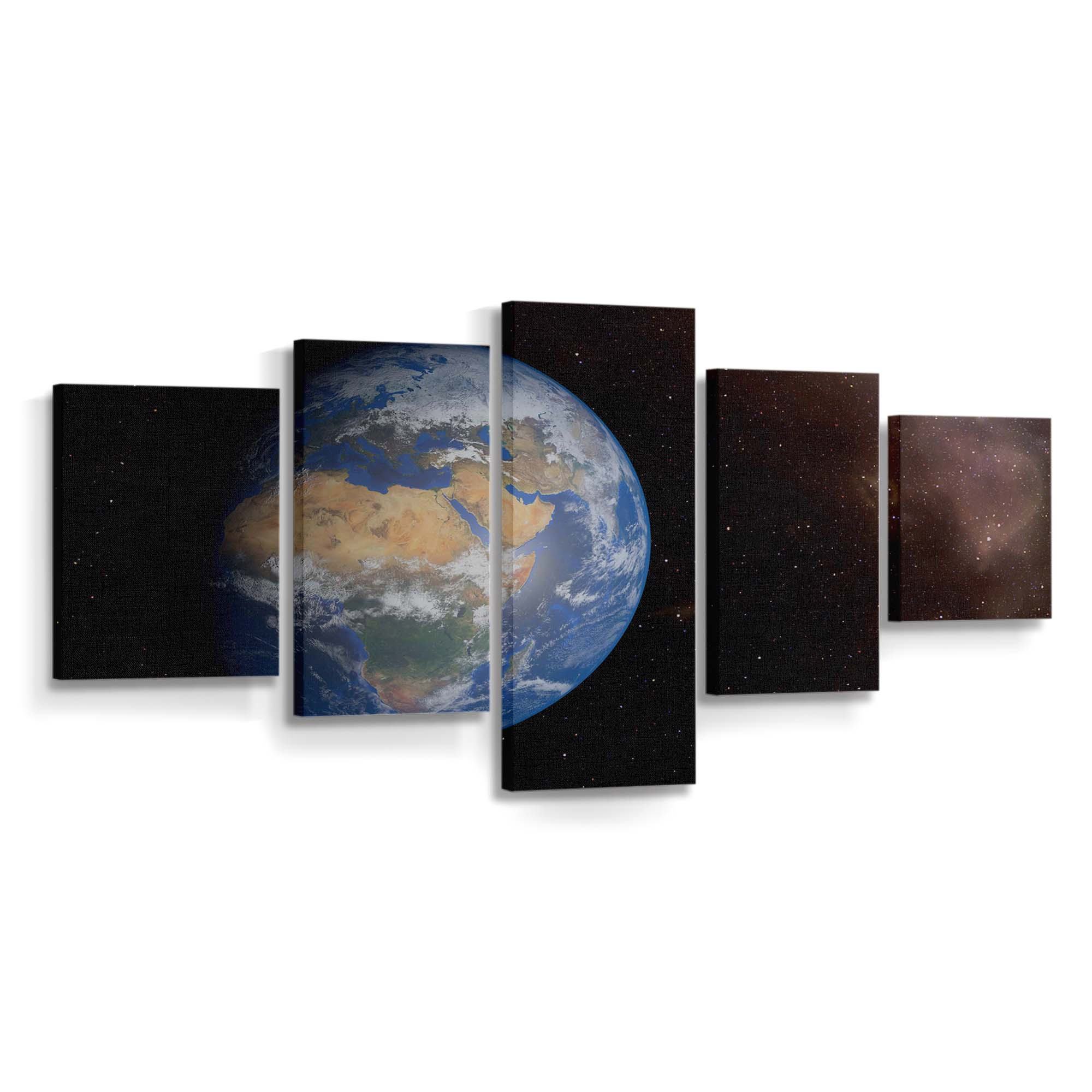 fantastic space view of earth in 8k resolution wallpaper