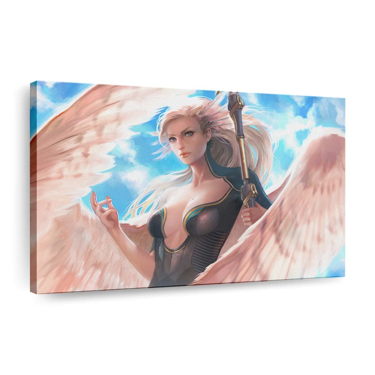 mercy overwatch beautiful artwork qu