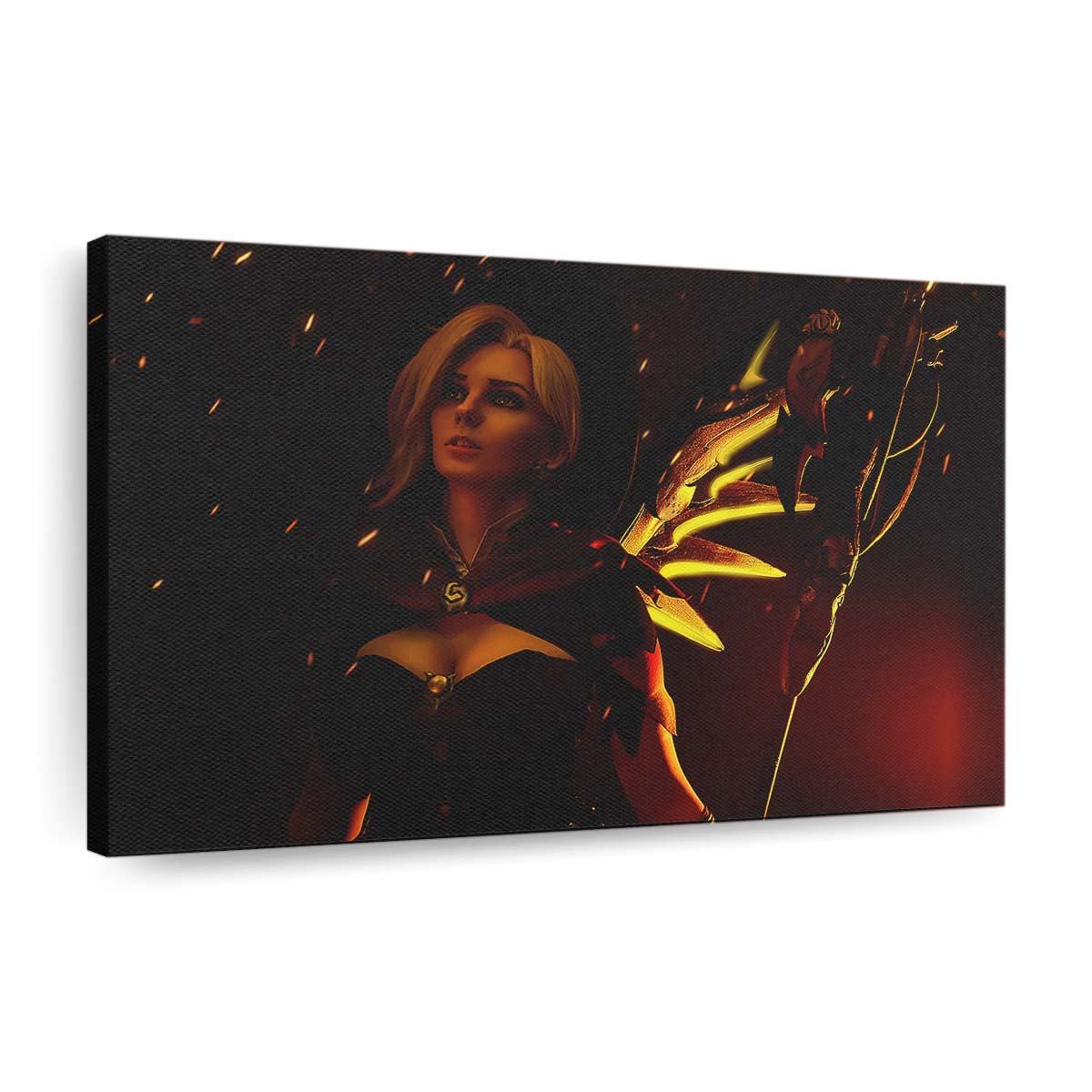 mercy overwatch witch cosplay 4k