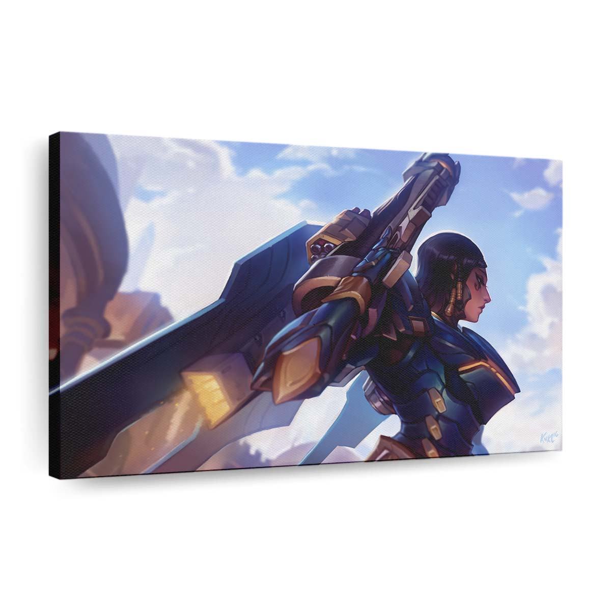 pharah overwatch art by knkl wallpaper