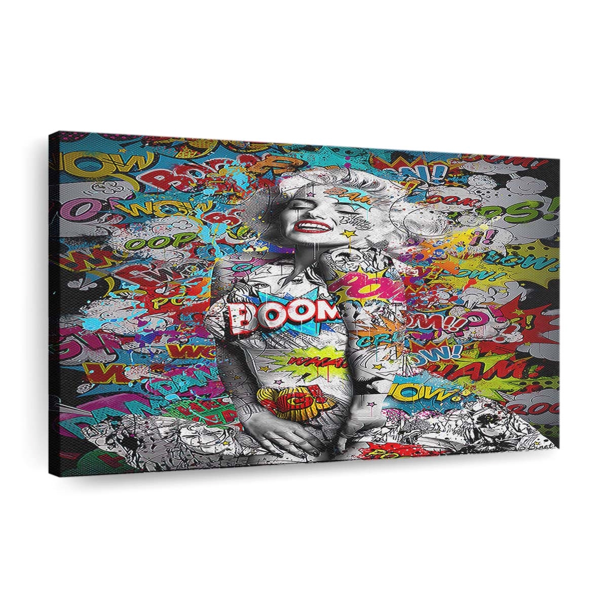 leinwand bilder marilyn monroe boom pop art wandbilder hochwertiger kunstdruck b8360