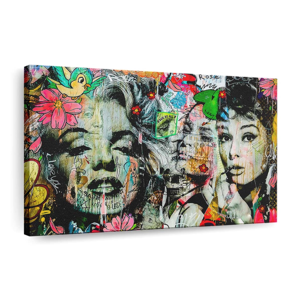 pop art frauen leinwand bilder wandbilder hochwertiger kunstdruck b8047