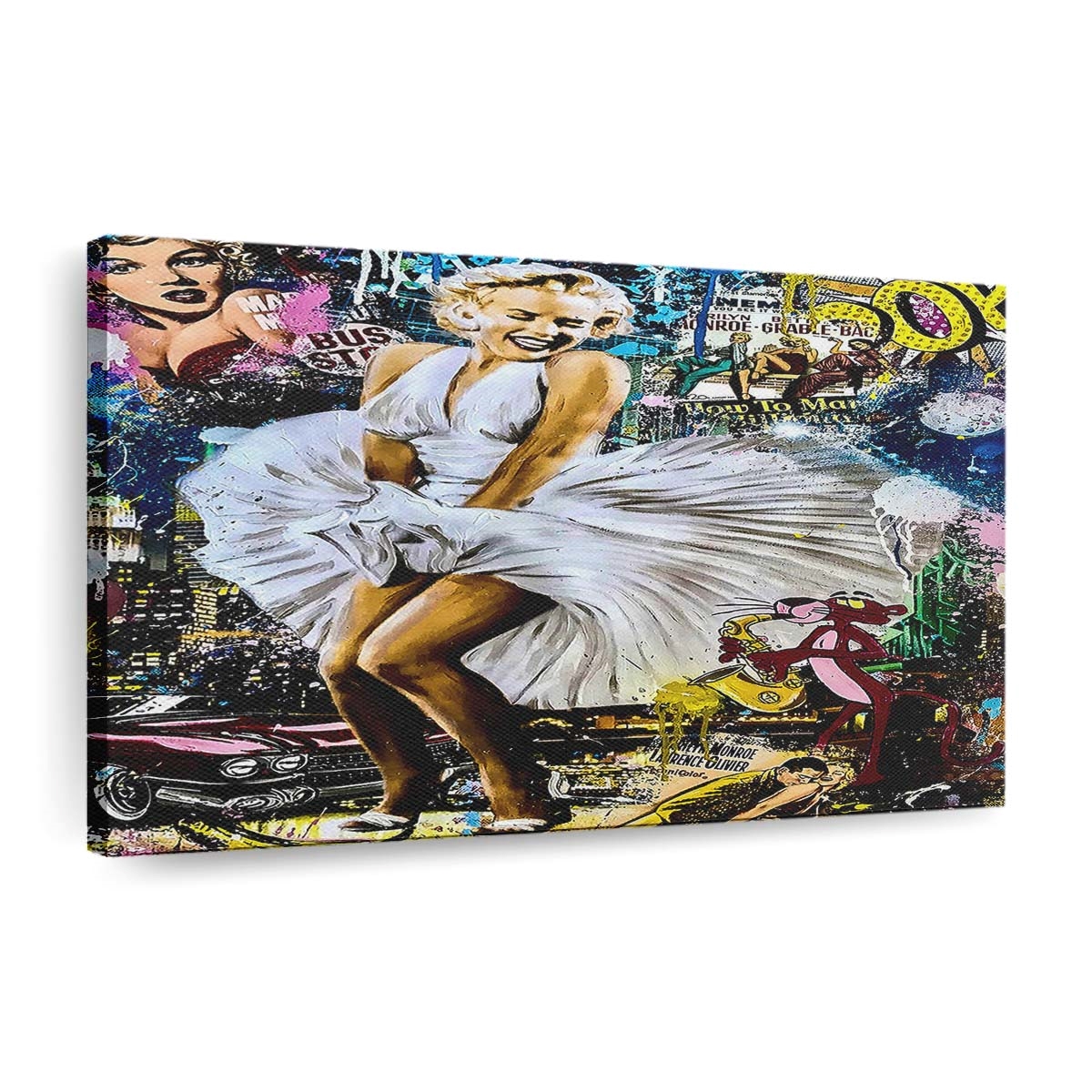 pop art marilyn monroe leinwand bilder wandbilder hochwertiger kunstdruck b8066