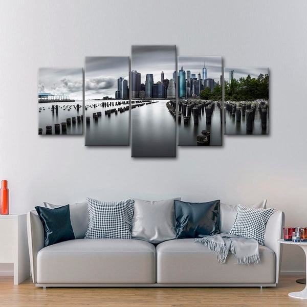 kultige nyc skyline leinwandbilder kunstdrucke rahmen