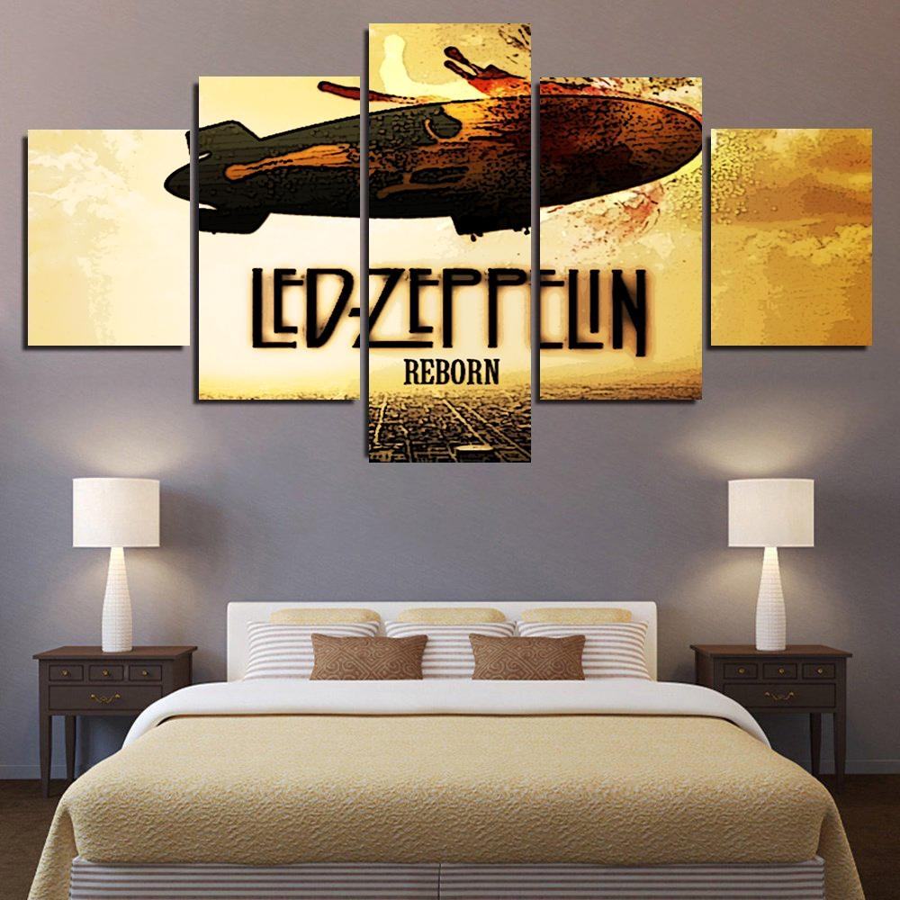 led zeppelin leinwandbilder kunstdrucke rahmen