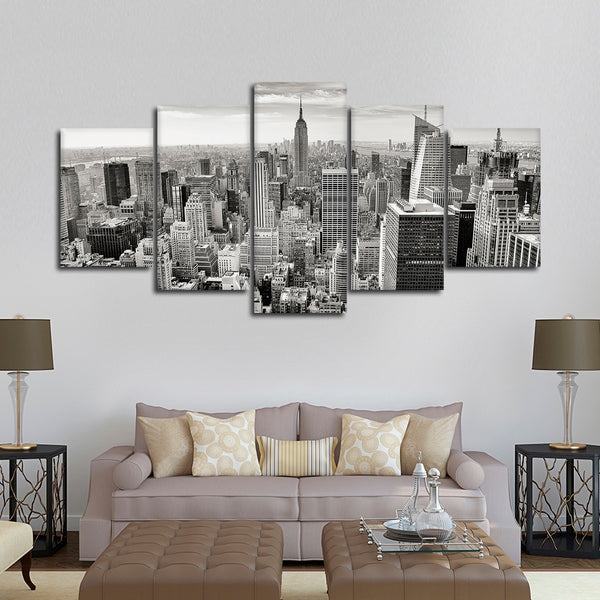 massive skyline von manhattan leinwandbilder kunstdrucke rahmen