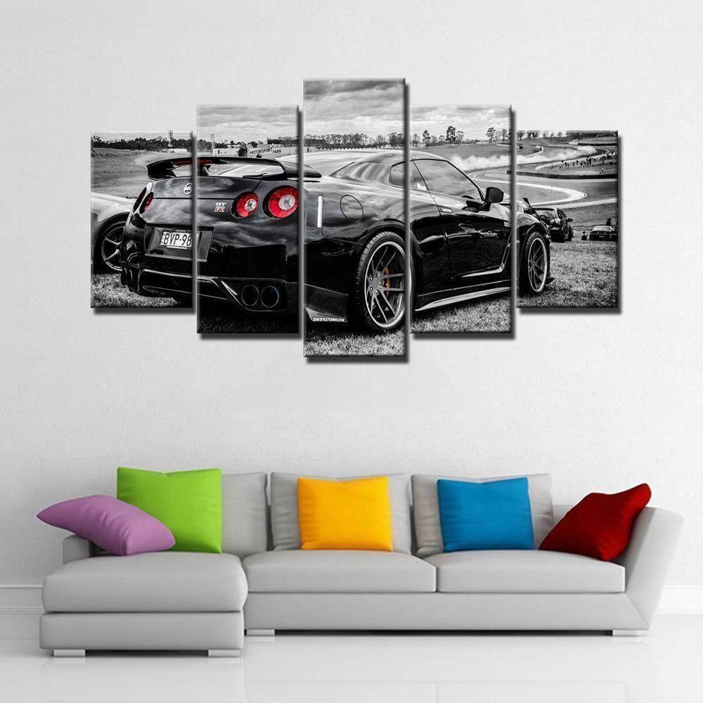 r35 nissan gt r leinwandbilder kunstdrucke rahmen